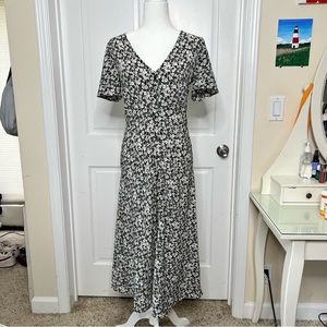 Floral Maxi Dress, Button Down, Short Sleeve, Size M, Levi’s